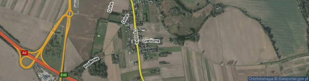 Zdjęcie satelitarne Graniczna ul.